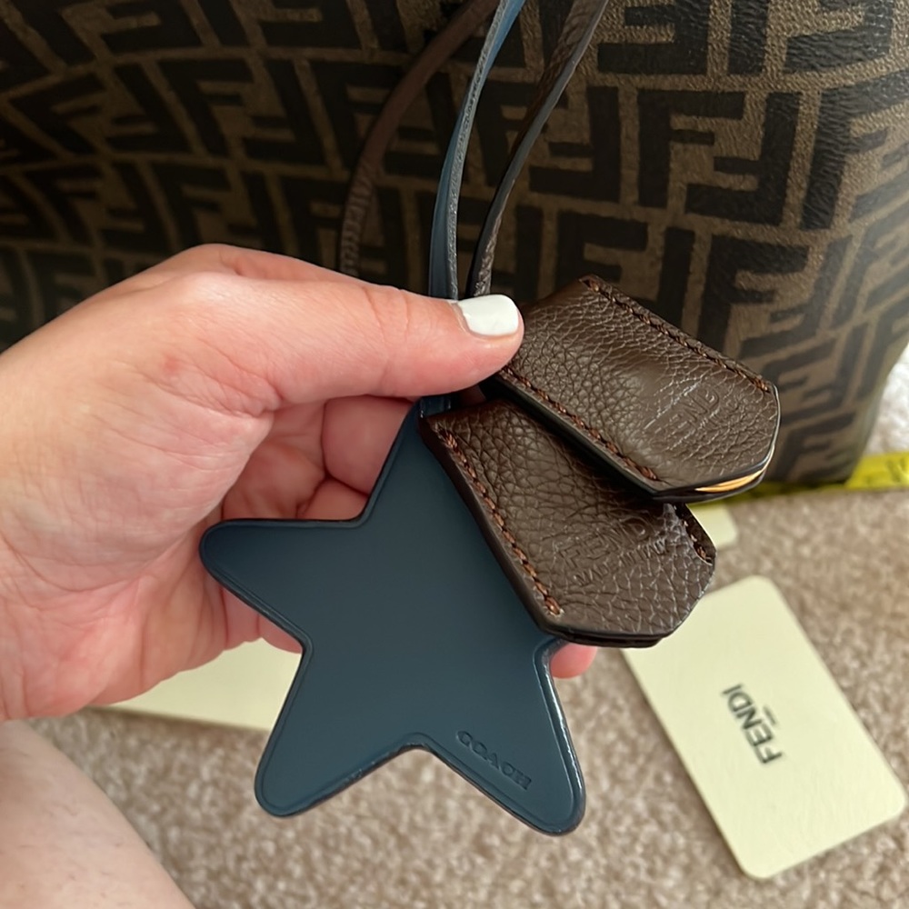 Large Fendi zucca Roll Tote - Picture 12 of 12